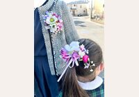 お揃い花飾り,コサージュ