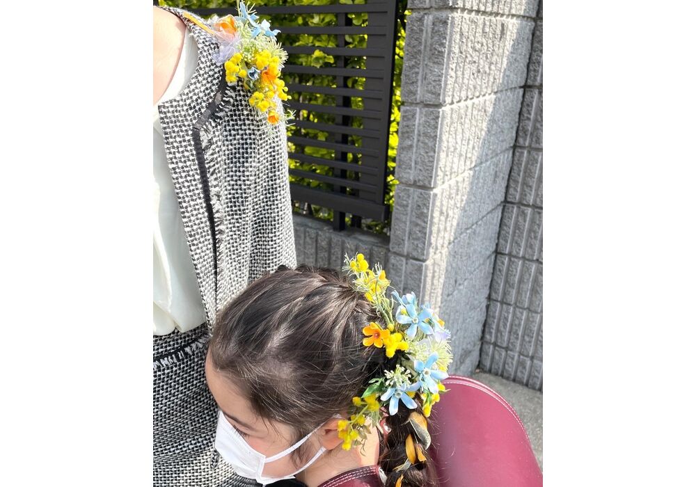 花飾り,コサージュ