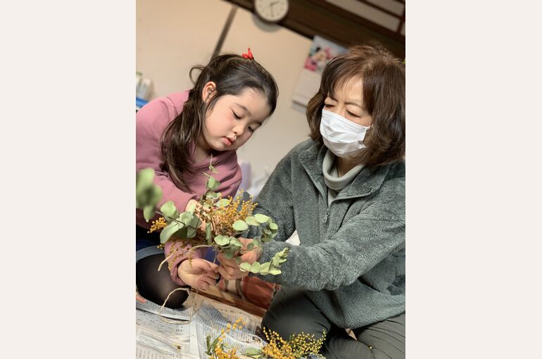 5歳の女の子が製作