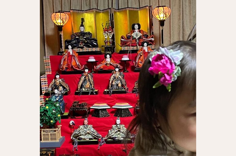 こどもの花飾り